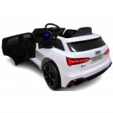 Masinuta electrica R-Sport cu telecomanda Audi RS6 alb