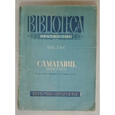 CAMATARUL ( GOBSECK ) de BALZAC , ilustratii de GEORGETA COMANESCU , 1950