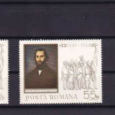 ROMANIA 1968 LP 679 - 120 DE ANI DE LA REVOLUTIA DIN 1848 SERIE MNH