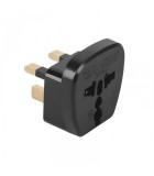 Adaptor tensiune priza UK - UNIVERSAL negru
