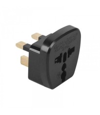 Adaptor tensiune priza UK - UNIVERSAL negru foto