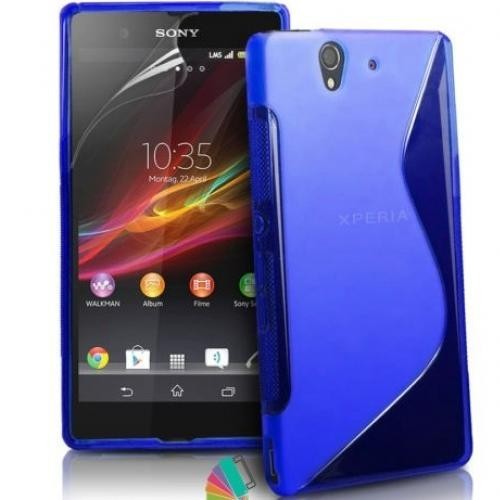 Husa TPU Sony Xperia L36h C6603 Albastra PROMO