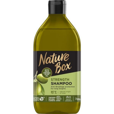 Sampon pentru par, Nature Box, Strenght with Olive Oil, 385 ml foto