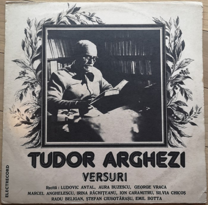 Disc vinyl recital poezie Tudor Arghezi