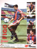 Poster fotbal - jucatorul FIGO (FC BARCELONA) dimensiuni mari 79X59 cm