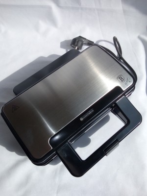 Sandwich Maker BERLINGER HAUS BH-9140, negru, 900w, 28,5x15,2cm, nou, nefolosit foto