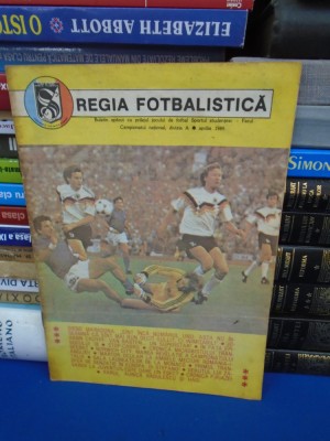 REGIA FOTBALISTICA * BULETIN MECIUL SPORTUL STUDENTESC-FARUL , APRILIE 1989 foto