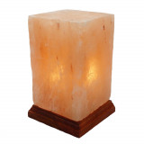 Veioza lampa din sare de himalaya - prisma 3-4 kg, Stonemania Bijou