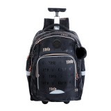 Ghiozdan trolley premium, compartiment laptop, 34x20x49 cm &ndash; S-COOL