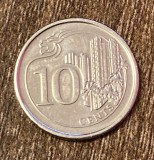 C50 - Moneda foarte veche - Singapore - 10 centi - 2013