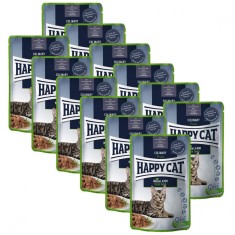 Happy Cat Meat In Sauce Culinary Weide-Lamm 12 x 85 g foto