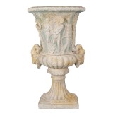 Cumpara ieftin Ghiveci flori ceramica bej 47x23x77 cm