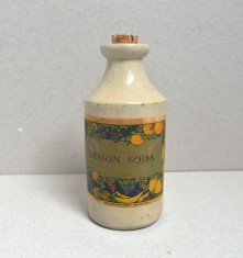 &quot;Lemon Soda&quot; Duckworth and Co recipient ceramic Anglia cca 1920