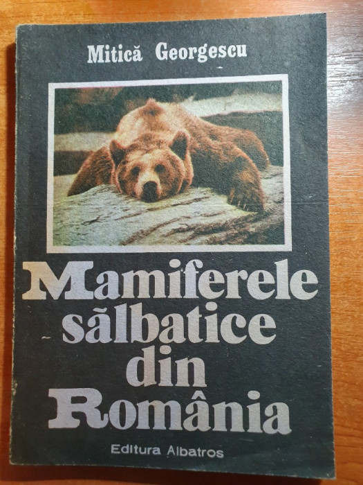 mamiferele salbatice din romania - 1989