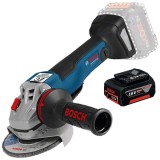 Bosch GWS 18V-10 P + GBA - Polizor unghiular 125 mm + Acumulator Li-Ion 18 V 5 Ah