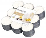 Lum&acirc;nări bolsius Tealight True Scents, vanilie, pachet. 18 buc