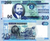 !!! MOZAMBIC - 200 METICAIS 2011 - P 152 a - UNC