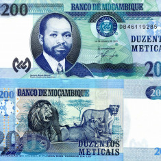 !!! MOZAMBIC - 200 METICAIS 2011 - P 152 a - UNC