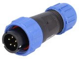 Mufă SP13 Tată 5 PIN IP68 5A Lipire pe Cablu 180V