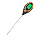 Tester Digital Sol 4 in 1 Dactylion: pH, Umiditate, Lumina, Temperatura + Manual Romana. Ideal Gradina, Sera, Plante, Sol Acid/Alcalin