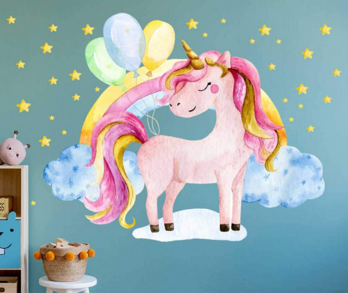 Sticker Watercolor Unicorn