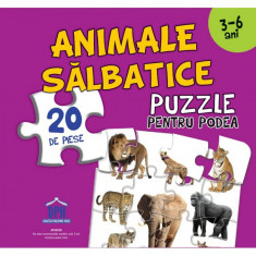 Animale Salbatice (Puzzle Podea 50/70 + Afis 50/70) foto