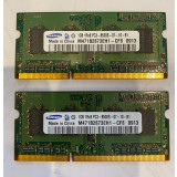 Memorie laptop 2x1 GB Samsung PC3-8500S (DDR3-1066)