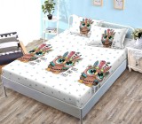 Cumpara ieftin Husa Pat Elastic Nolan HP055 180x200 cm +25cm 3 Piese, 2 Fete Perna 50x75 cm