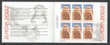 Moldova 2002 - Europa, circul, carnet filatelic neuzat
