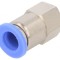 Racord Push-In Alamă Nichelată 0-60&deg;C 0,95-15bar