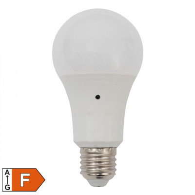 Bec LED cu senzor de lumina 10W 1032lm E27 lumina alb mediu 4200K foto