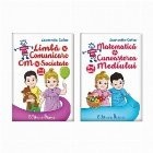 Set doua carti, A4, grupa mica 3-4 ani: 1. Limba si comunicare. Om si societate; 2. Matematica si cunoasterea mediului