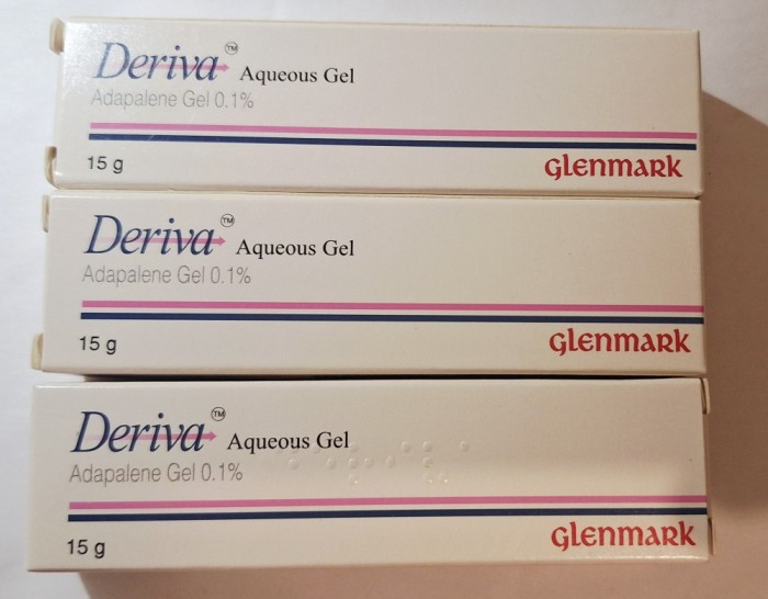 DERIVA 0.1% Adapalene Gel Apos Differin Adaferin Acnee Adapalena Retinol Riduri Tretin