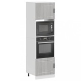 VidaXL Dulapuri cuptor 2 buc Porto Gri Sonoma Lemn prelucrat