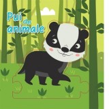 Pui de animale. Carte puzzle