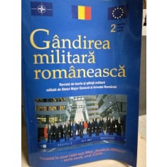 Gandirea Militara Romaneasca - Nr. 2 Aprilie Iunie 2017
