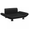 Pat de caini, negru, 70x45x28 cm, piele ecologica