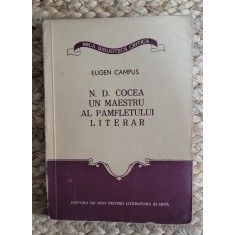 N.D. Cocea, un maestru al pamfletului literar - Eugen Campus