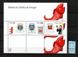 Portugalia, 1998 | Stemele regiunilor (III) - Heraldică, Peşti | MNH | aph, Istorie, Nestampilat