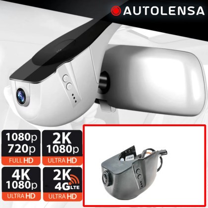 Camera DVR Audie A3,A4 B9,A7 C8,Q2,Q7 Premium, camera fata-spate 1080p-720p Autolensa, 24/7 Gri AD03 CarStore Technology