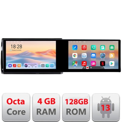 Navigatie Skoda Kodiaq Kit-kodiaq Edotec 2 ecrane 8 core 4+128 21.6 inch Incell android Wifi 5Ghz gps internet CarStore Technology foto