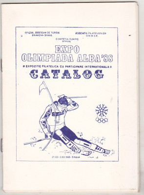 bnk fil Catalog Expo Olimpiada alba `88 Sinaia 1988 foto