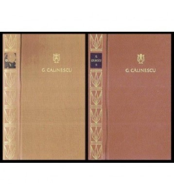George Calinescu - Opere vol. 5-6 - Bietul Ioanide vol. I-II - 113761 foto