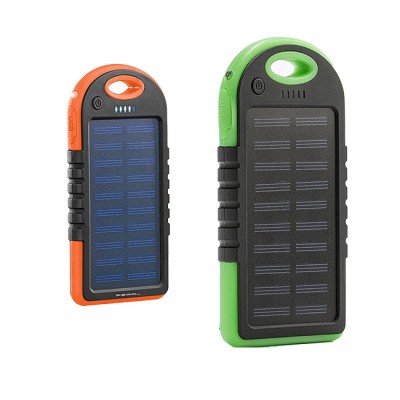 Baterie portabila cu panou solar 5000mah foto