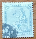 COLONI-SPANIA- 1891-in CUBA-1VAL=STAMP