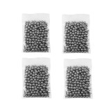 Set 400 bile metalice pentru airsoft si prastie 8 mm, argintiu