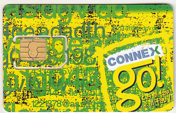 bnk card Cartela telefonica de colectie - SIM Connex GO !
