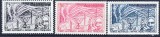 DB1 TAAF Terit. ANtarctice Franceze 1957 Anul International Geofizic 3 v. MNH, Stampilat