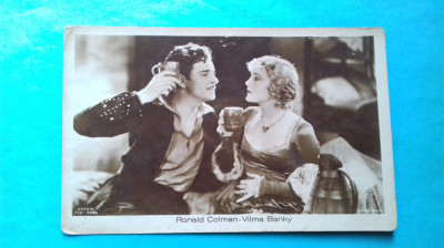 Bucuresti Actori Roland Colman si Vilma Banky foto