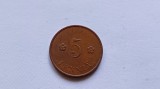 Finlanda -5 Pennia 1938, Europa